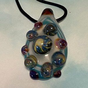 Murano Glass Pendant Necklace